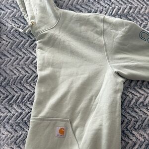 Carhartt Light Green Pullover Hoodie never worn